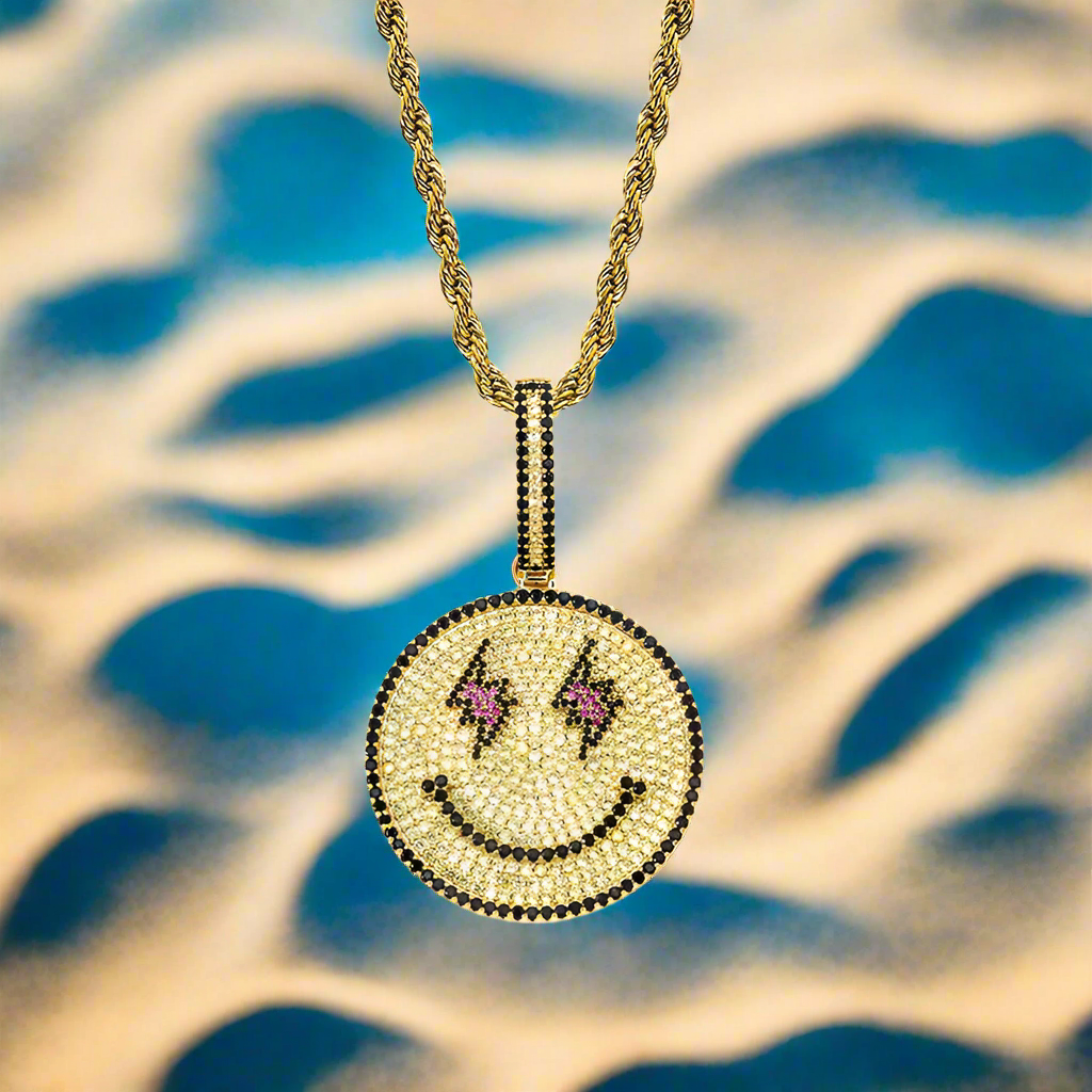 J Balvin Luxury Lightning Pendant Necklace