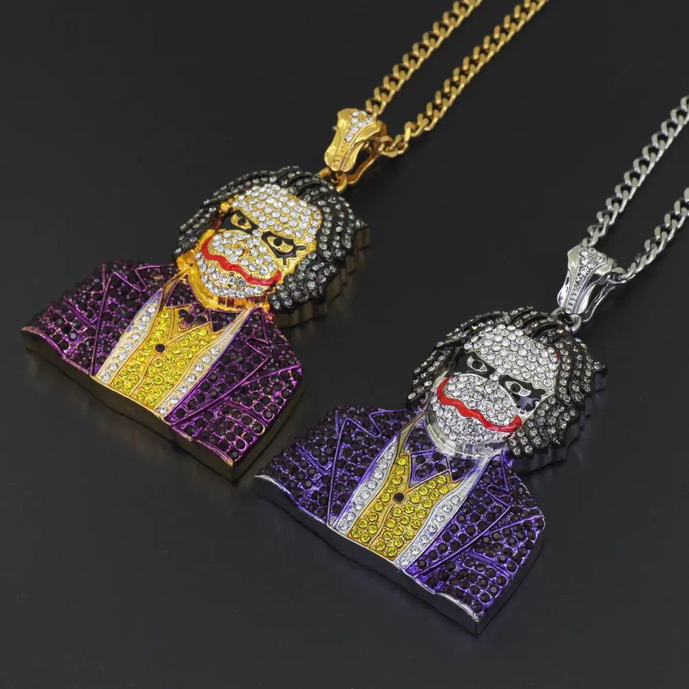New Hip Hop Necklace with Joker Pendant